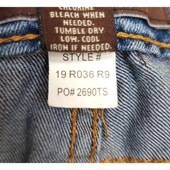 Bit & Bridle Womens Denim Mini Skirt Size 4 Blue Cotton Blend Stretch - Picture 7 of 9